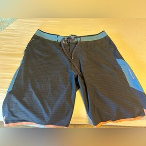 Rip Curl Men's Black and Blue Board Shorts